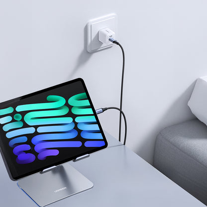 USB-C till USB-C data- och laddningskabel UGREEN US535, 240W, 1m, Grå
