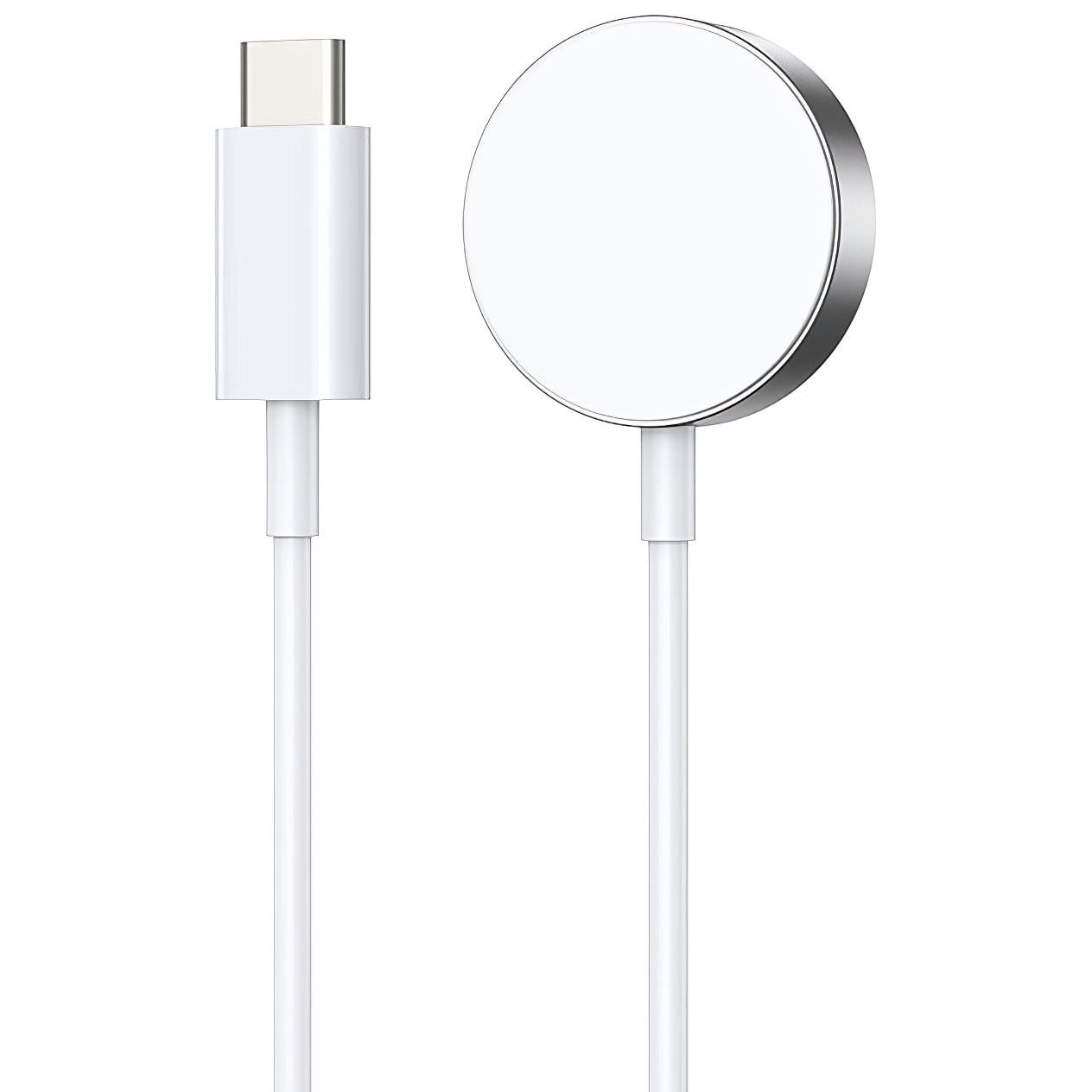 Trådlös laddare BWOO WL-18 för Apple Watch Series, USB-C, Vit
