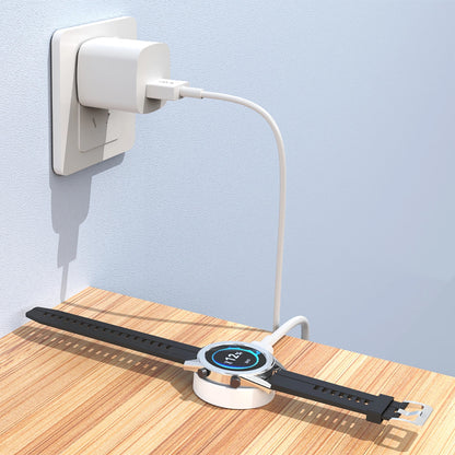 Trådlös laddare Dudao A12H för Huawei Watch Series, USB-A, Vit