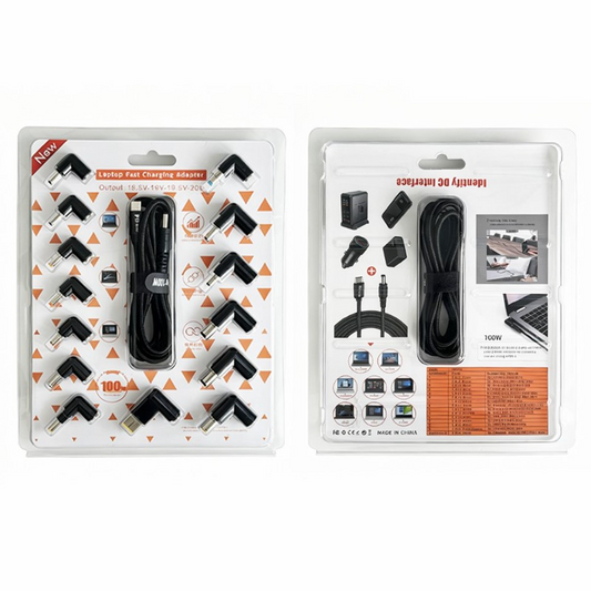 OEM-laddningskabel, 2m, 14in1, Svart