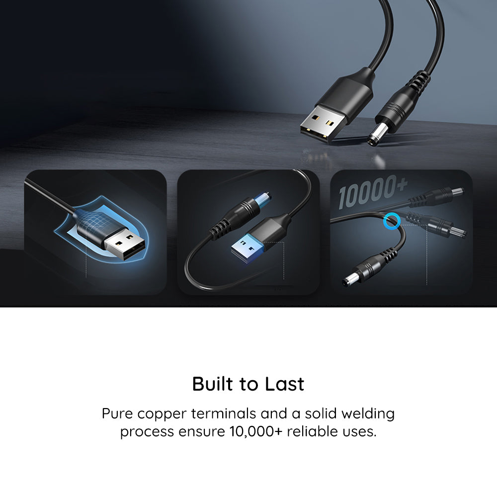 Laddningskabel Techsuit AC21 ChargeNest, 1.5m, 11in1, Svart