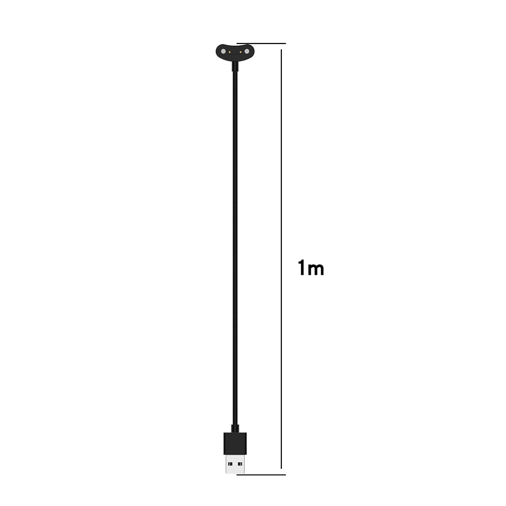 Techsuit TCW1 Laddningskabel för Mobvoi Watch Series, USB-A, Svart