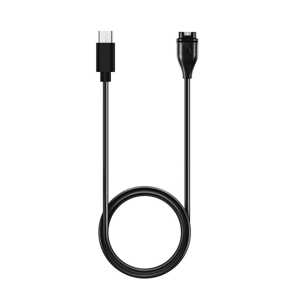Techsuit TGC2 Charging Cable for Garmin Watch Fenix / vivoactive Series, USB-C, Black