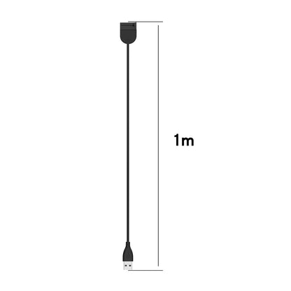 Laddningskabel Techsuit TXC1 för Xiaomi Smart Band 7 / 6 / 5, USB-A, Svart