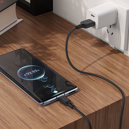 USB-A - USB-C HOCO X90 Data- och Laddningskabel, 60W, 1m, Svart
