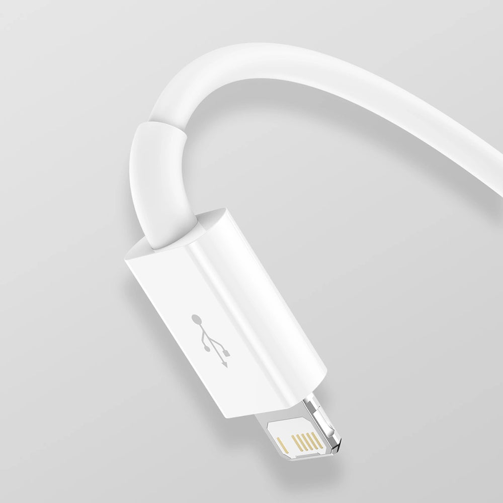 USB-A - Lightning / microUSB / USB-C Baseus Superior 3in1 Series laddningskabel, 20W, 1m, Vit P10320105221-00