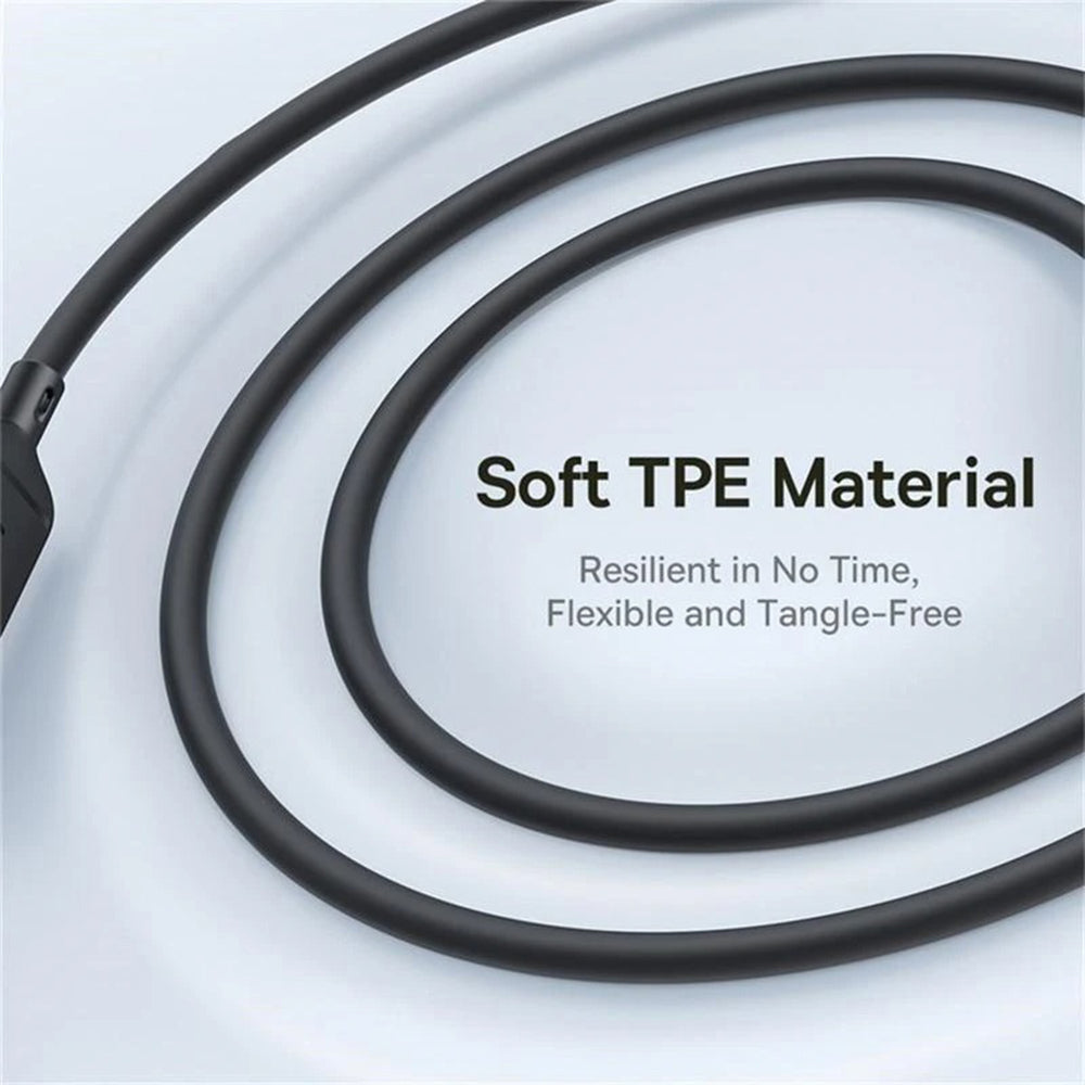 USB-C - Lightning / microUSB / USB-C Baseus Silky 3in1 laddningskabel, 100W, 1.5m, Svart P10376303121-01