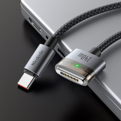 McDodo CA-2070 Laddningskabel, USB-C - MagSafe 3, 140W, 2m, Svart