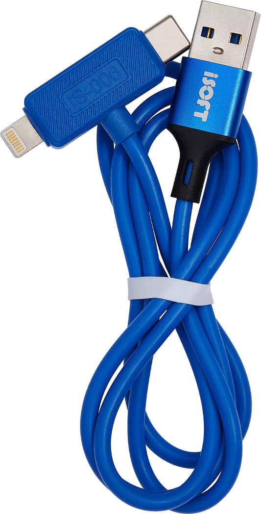 Lightning / USB-C-kabel iSOFT IS-006 Easy Restore Mode för Apple iPhone-serien