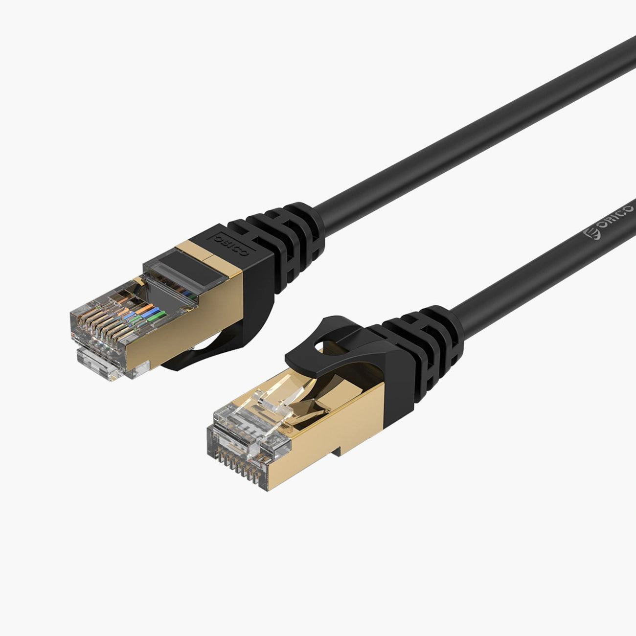 Orico PUG-C7 nätverkskabel, UTP, Cat7, 2m, svart