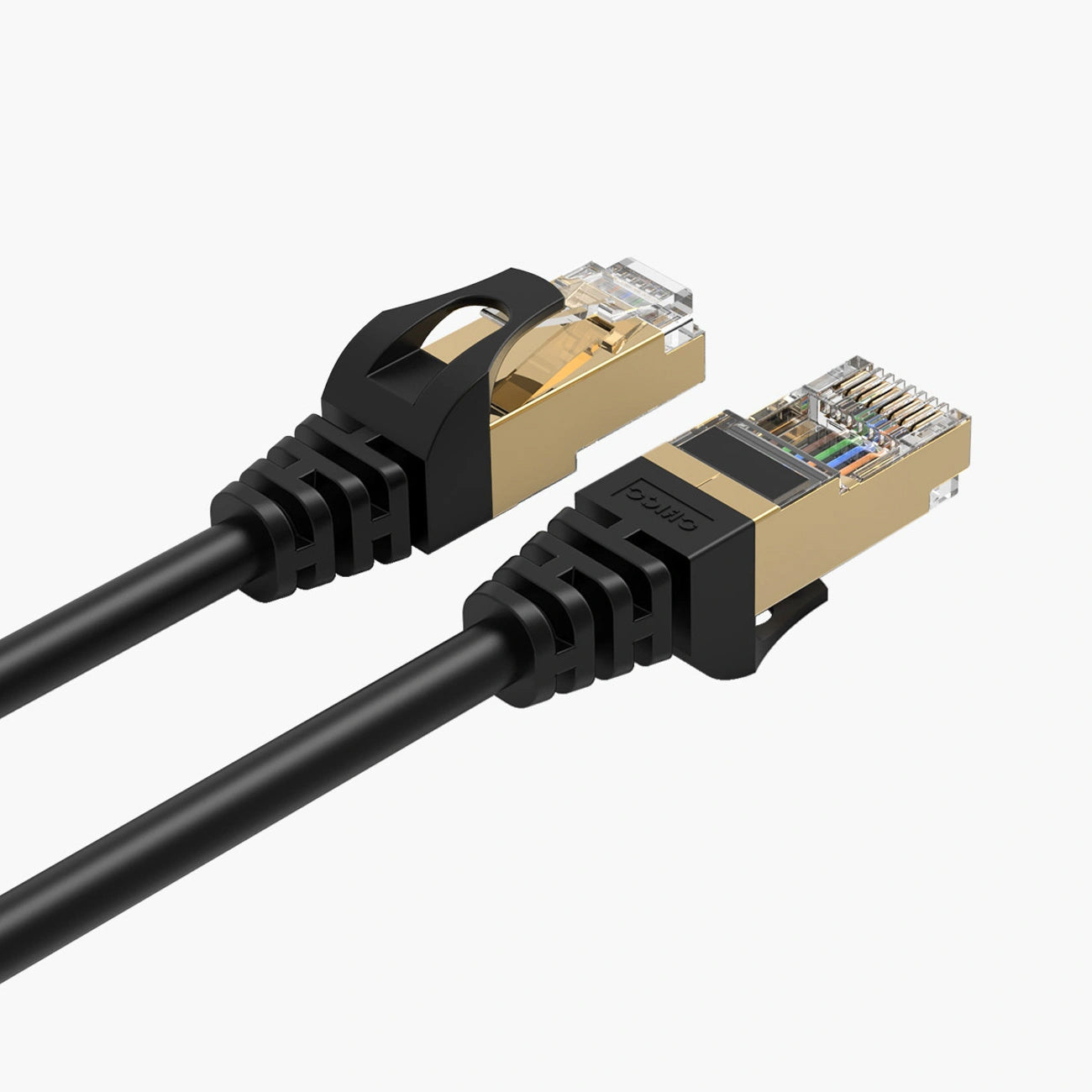 Orico PUG-C7 nätverkskabel, UTP, Cat7, 2m, svart