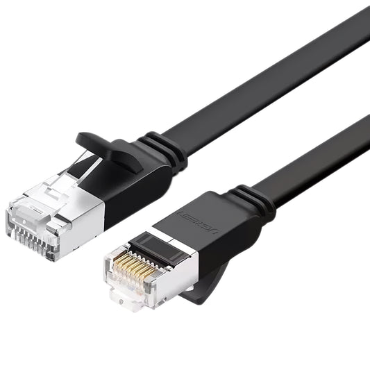 Nätverkskabel UGREEN NW101 Platt, UTP, Cat6, 2m, Svart 