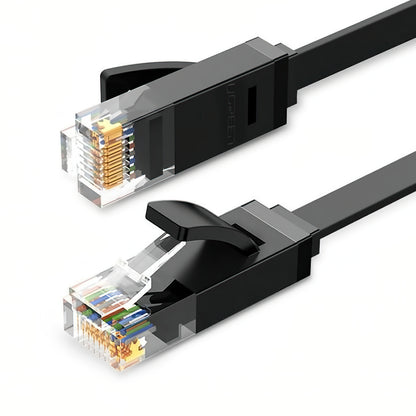 UGREEN NW102 Flat nätverkskabel, UTP, Cat6, 3m, Svart