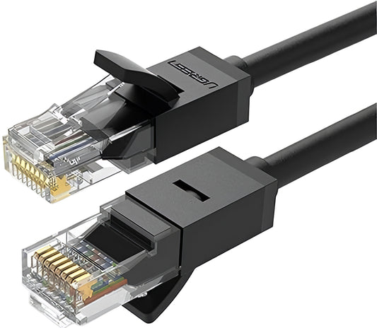 UGREEN NW102 nätverkskabel, UTP, Cat6, 15m, svart