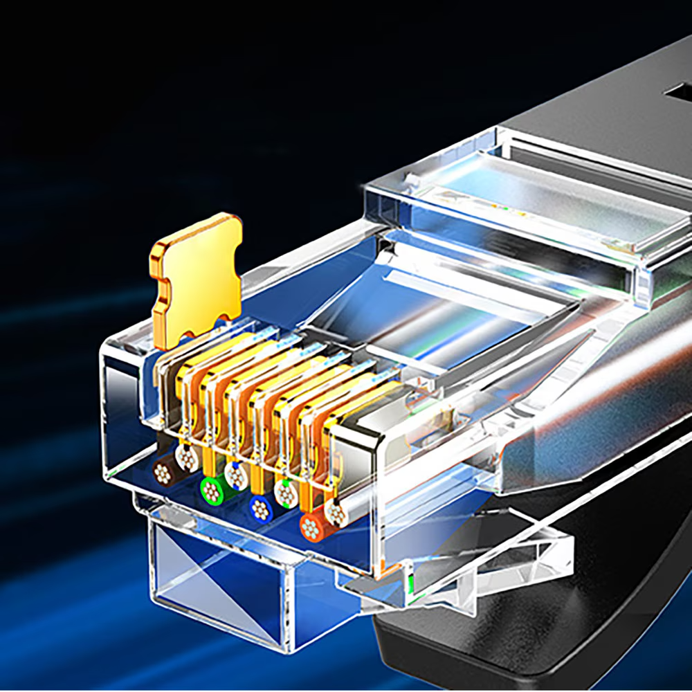 UGREEN NW316 nätverkskabel, UTP, Cat6, 8m, Svart