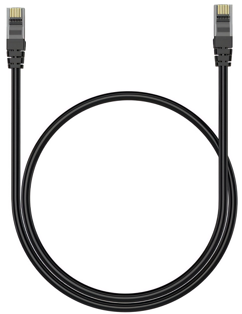 Nätverkskabel XO Design GB007, UTP, Cat6, 1m, Svart