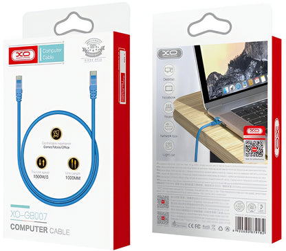 XO Design GB007 Network Cable, UTP, Cat6, 1m, Blue