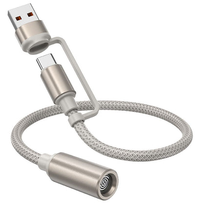 HOCO UA38B Electric Lighter, USB-C / USB-A, 0.3m, Gold