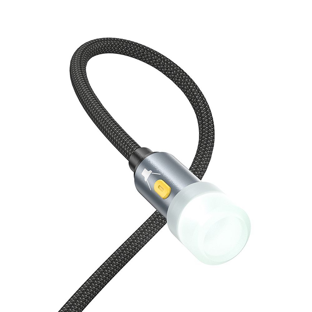 Ledkabel HOCO UA38C, USB-C / USB-A, 0,3m, Svart