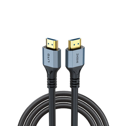 Lito HD119 videokabel, HDMI - HDMI, 8K, 1,8 m, svart