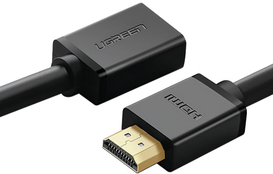 UGREEN HD107 Förlängningskabel för video, HDMI - HDMI, 4K, 3m, Svart