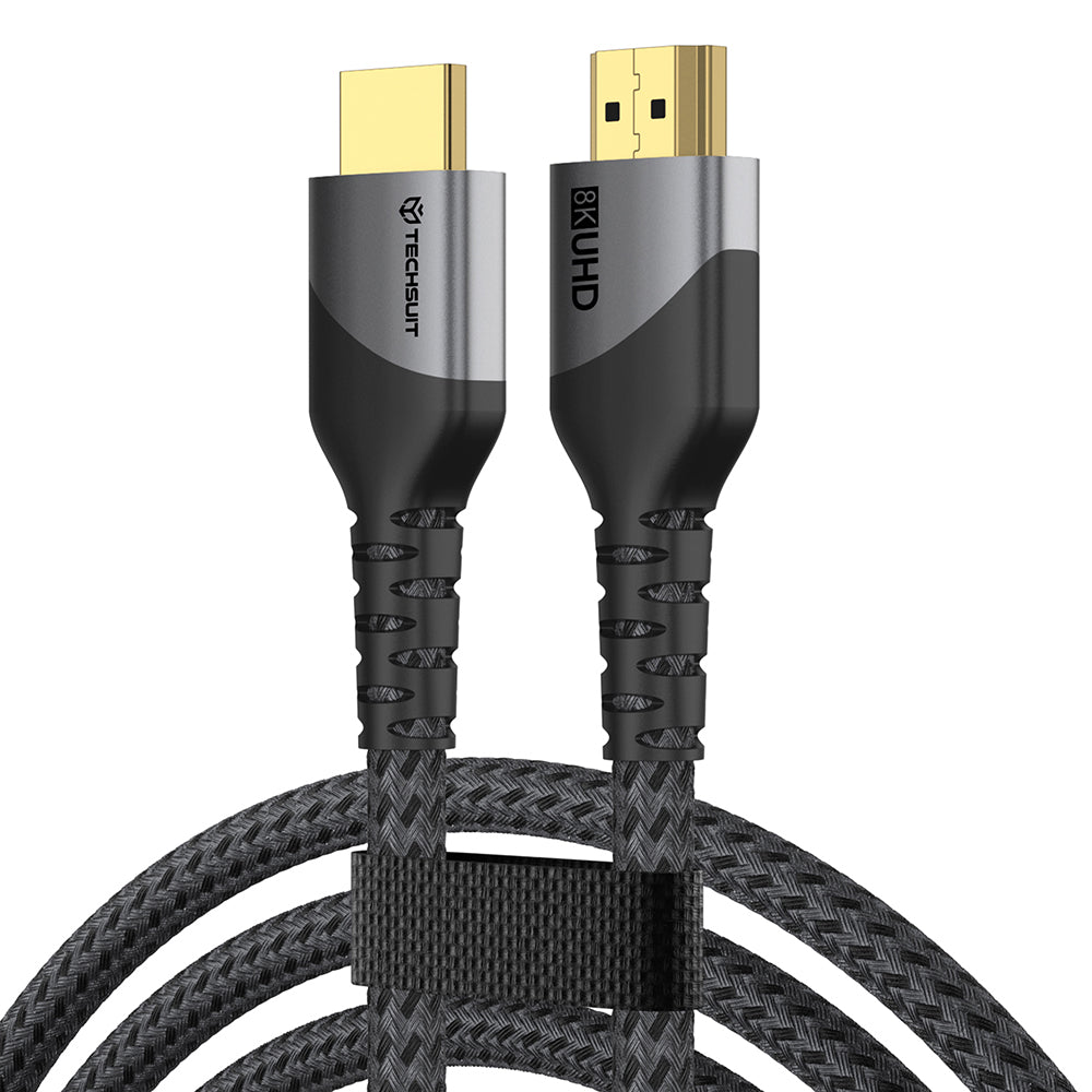 Techsuit NexusVision Pro CX3 videosladd, HDMI - HDMI, 8K, 2m, grå