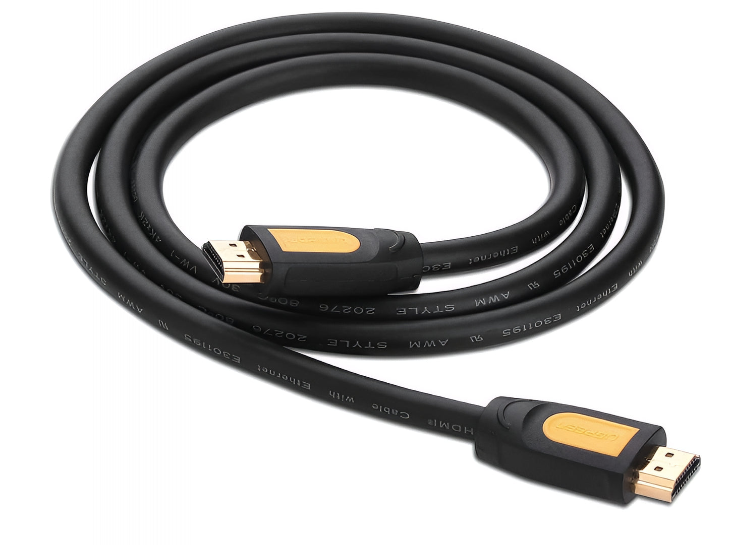 Videokabel UGREEN HD101, HDMI - HDMI, 4K, 5m, Svart