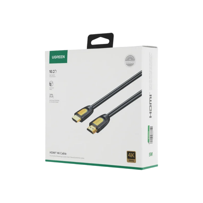 Videokabel UGREEN HD101, HDMI - HDMI, 4K, 5m, Svart