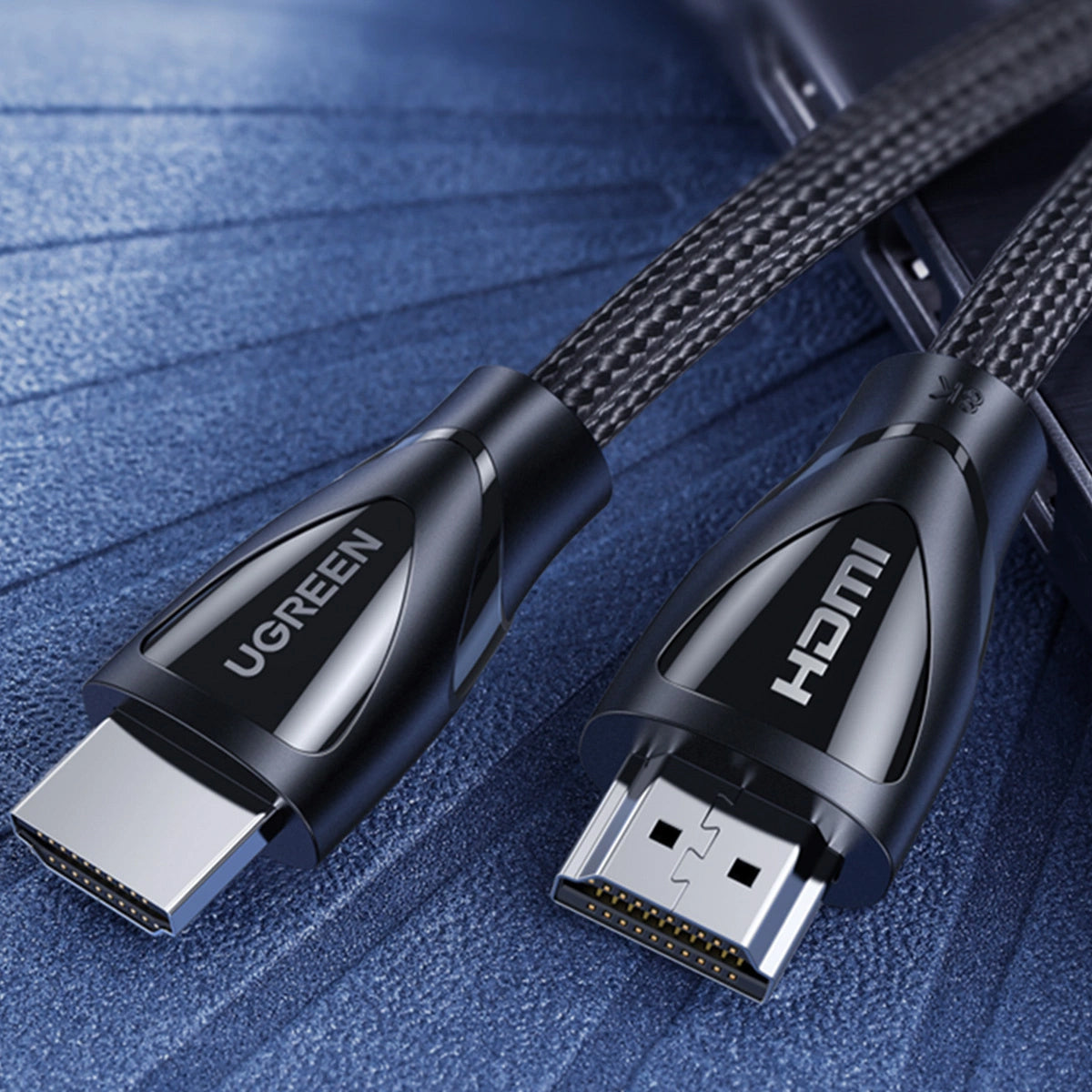 UGREEN HD140 videosladd, HDMI - HDMI, 8K, 1m, svart