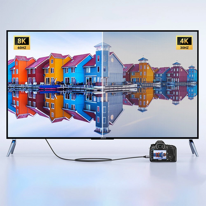 Videokabel UGREEN HD163, miniHDMI - HDMI, 8K, 2m, Grå