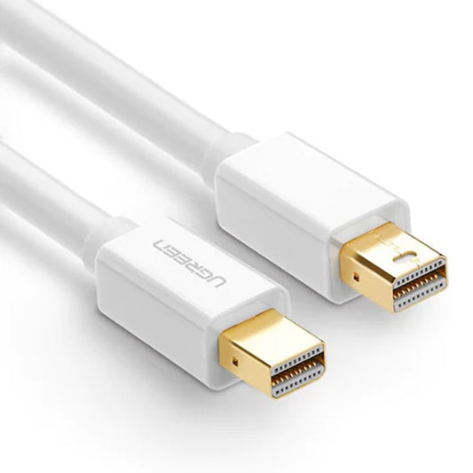 UGREEN Videokabel, MiniDisplayPort - MiniDisplayPort, 4K, 2m, Vit