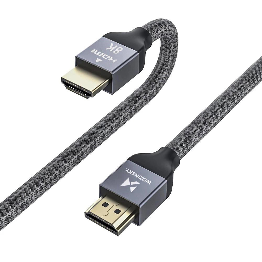 WZK Ultraboost videokabel, HDMI - HDMI, 8K, 3m, Grå WHDMI-30 WHDMI-30 