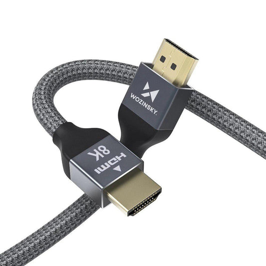 WZK Ultraboost videokabel, HDMI - HDMI, 8K, 3m, Grå WHDMI-30 WHDMI-30 