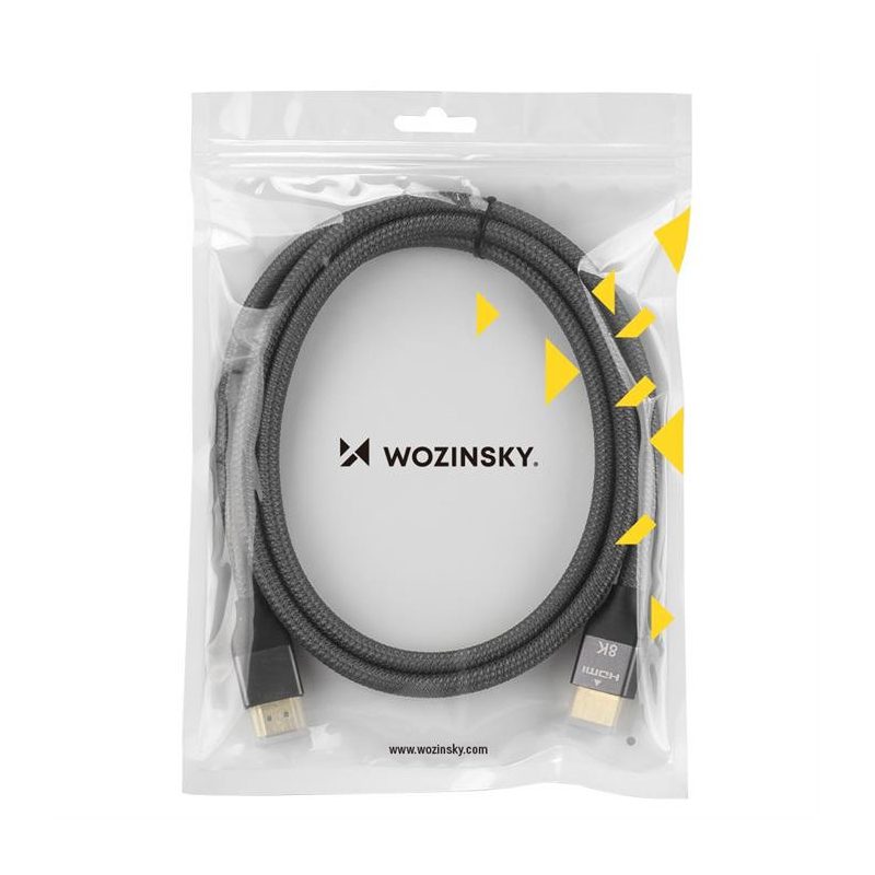 WZK Ultraboost videokabel, HDMI - HDMI, 8K, 3m, Grå WHDMI-30 WHDMI-30 