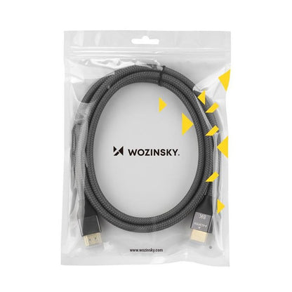 WZK Ultraboost videokabel, HDMI - HDMI, 8K, 3m, Grå WHDMI-30 WHDMI-30 