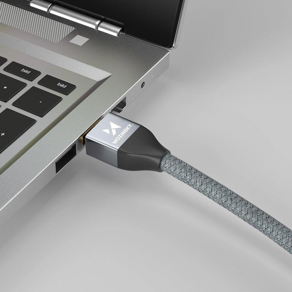 WZK Ultraboost videokabel, HDMI - HDMI, 8K, 3m, Grå WHDMI-30 WHDMI-30 