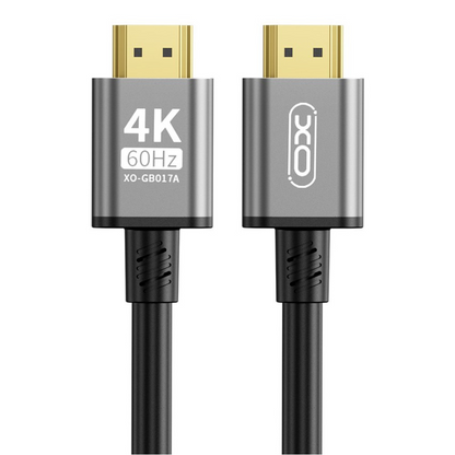 XO Design GB017B Video Cable, HDMI - HDMI, 4K, 5m, Black