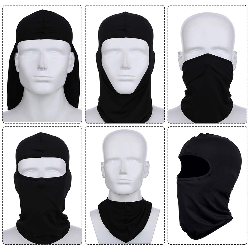 Cagula Ski Balaclava Unisex Techsuit BLC1, Svart