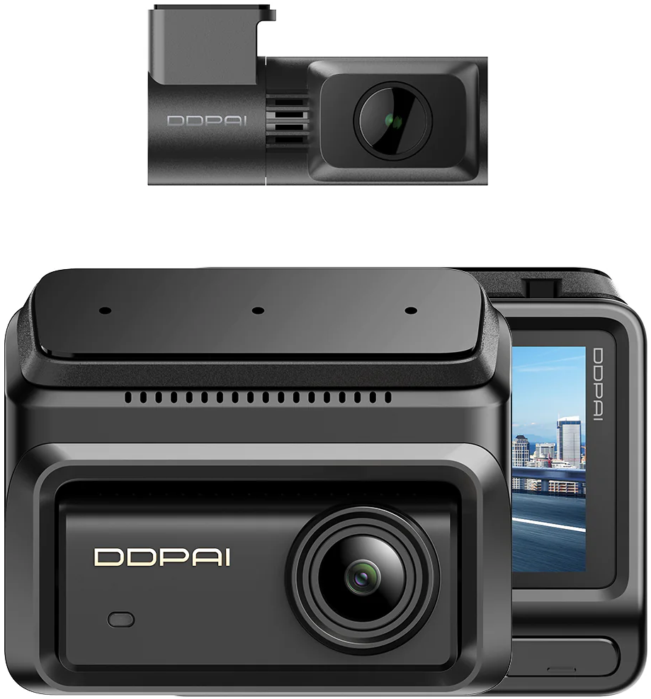 Bil Kamera Fram Bak DDPAI Z90 Dual, 4K, 64Gb, Wi-Fi, GPS, Display 3 tum