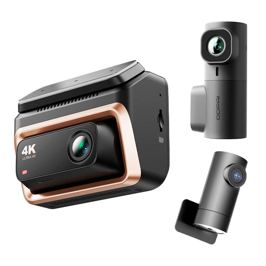 Främre och bakre hjälpkamera för bil DDPAI Z60 Pro 3-CH, 4K, Wi-Fi, GPS, 3-tums display