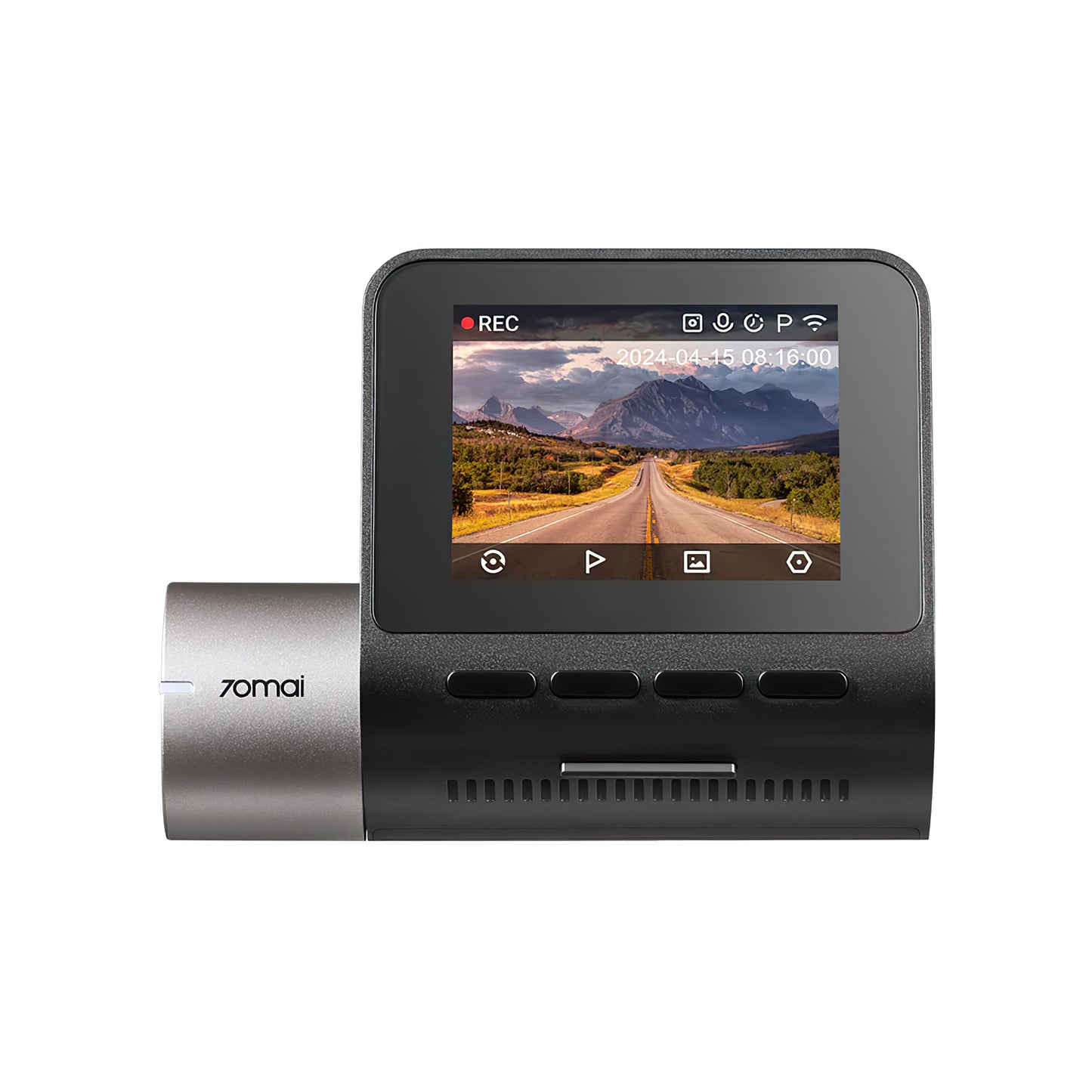 Bil Kamera Fram Bak 70mai Dash Cam A510, 3K, GPS, Wi-Fi, Display 2 tum