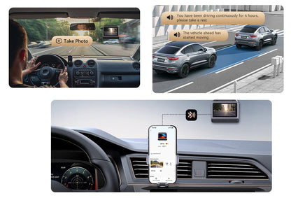 Fram- och bakre bilkamera DDPAI Z60 Pro 4G, 4K, Wi-Fi, GPS, 3-tums skärm
