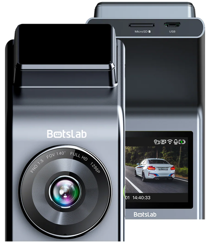 Fram- och bakre bilkamera Botslab G300H Plus, 4K, Wi-Fi, GPS, 2,4-tums display