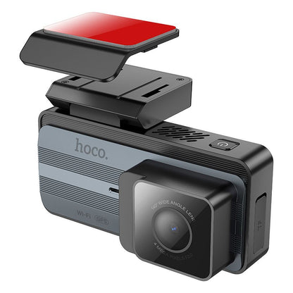 Bil Kamera Fram och Bak HOCO DV12, 2K, Wi-Fi, GPS, Display 3.69 tum