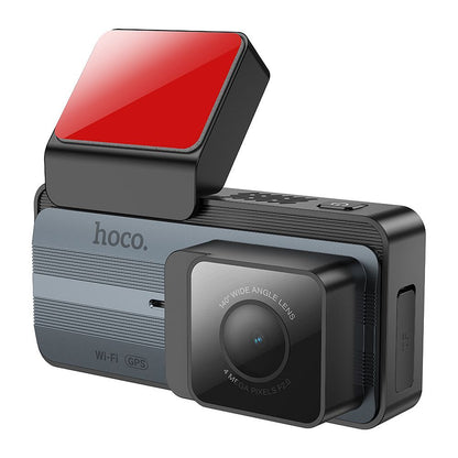 Bil Kamera Fram och Bak HOCO DV12, 2K, Wi-Fi, GPS, Display 3.69 tum