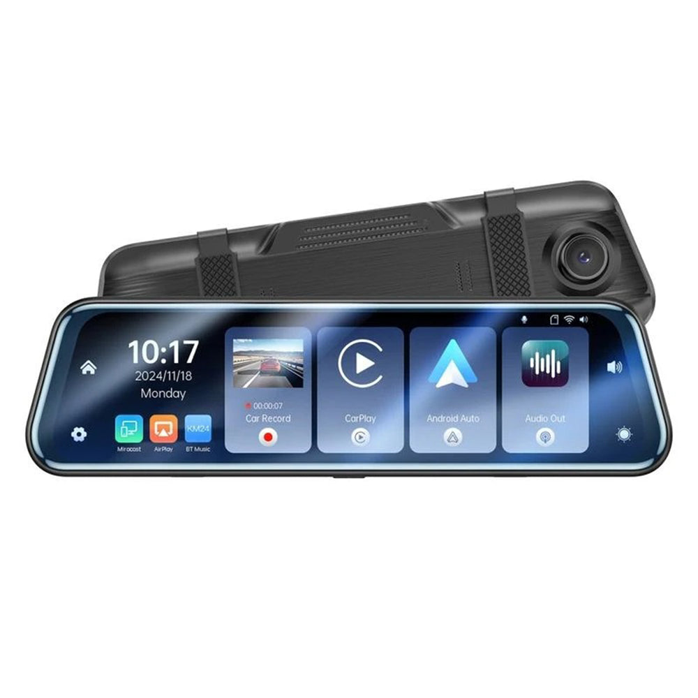 Yesido KM24 Bil Kamera med Carplay / Android Auto, 4K, Display 9.66 tum