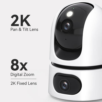 Imou Ranger Dual övervakningskamera, Wi-Fi, 2.8K + 2.8K, Inomhus IPC-S2XP-10M0WED