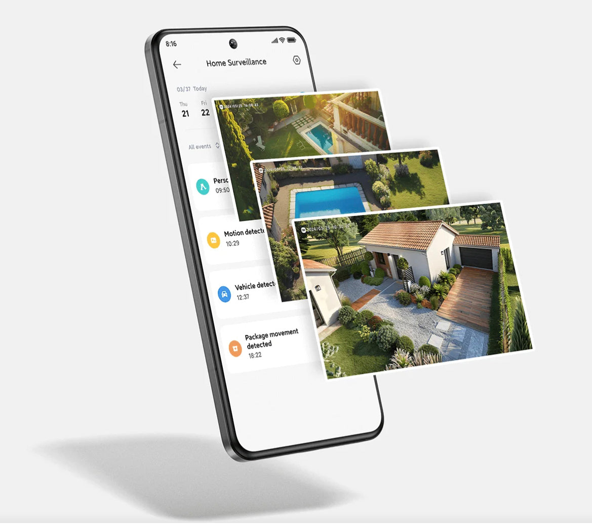 Övervakningskamera Xiaomi BW300, Wi-Fi, 2K, IP67, Utomhus BHR8303GL 