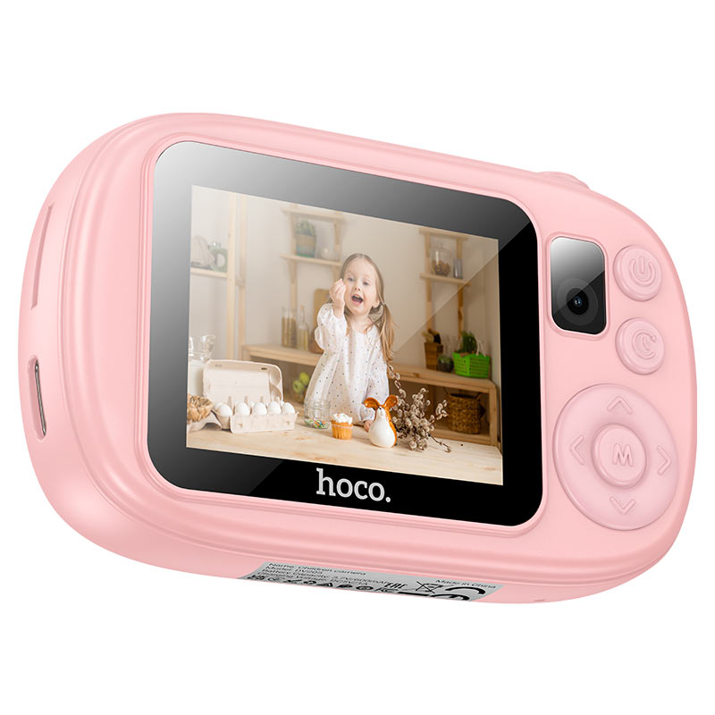 Digital kamera HOCO DV205 Kids, 720P, 1MP, Rosa