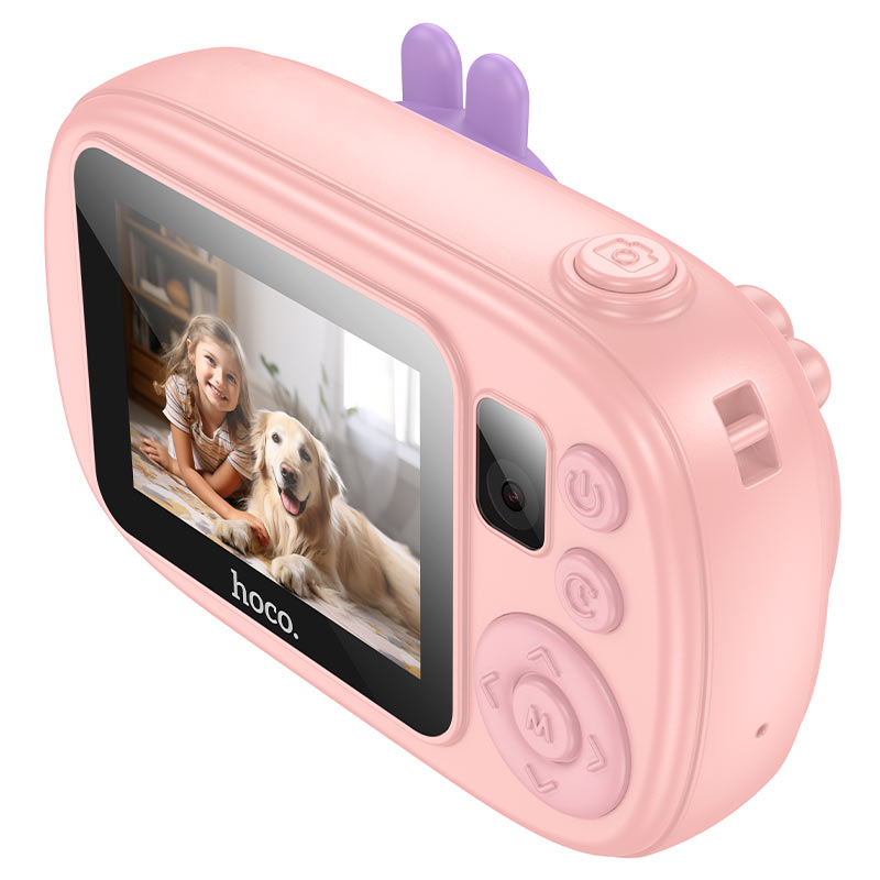 Digital kamera HOCO DV205 Kids, 720P, 1MP, Rosa